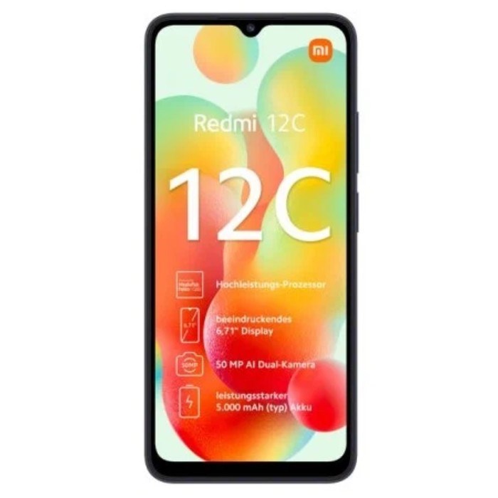Смартфон Xiaomi Redmi 12C, 6.71", 3Гб, 64Гб, 50 Мп, LTE, NFC, 5000мАч, серый - фото 51397809 Смартфон Xiaomi Redmi 12C, 6.71", 3Гб, 64Гб, 50 Мп, LTE, NFC, 5000мАч, серый - фото 51397809