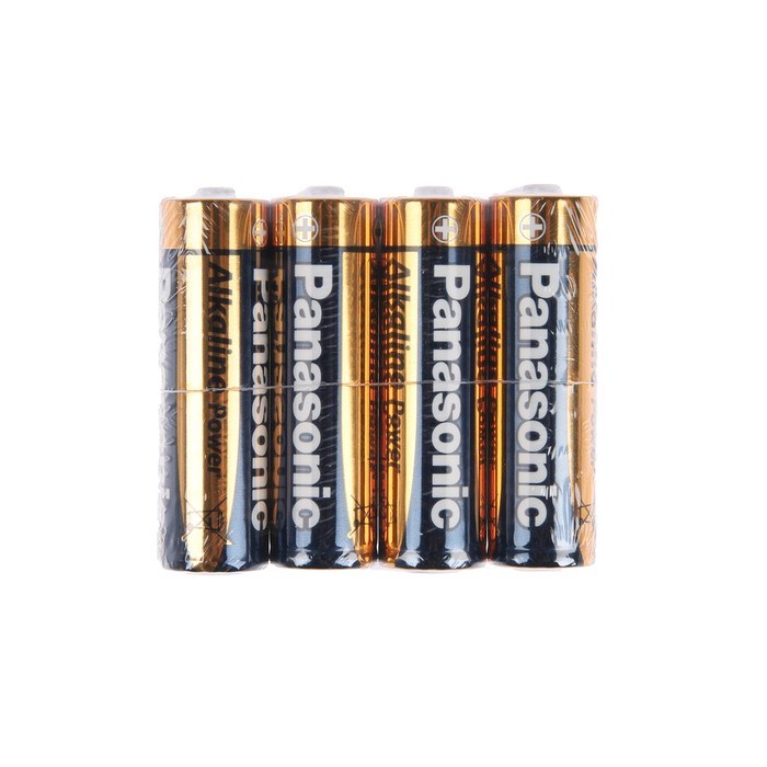 Батарейка алкалиновая Panasonic Alkaline power, AA, LR6-4S, 1.5В, спайка, 4 шт. - фото 51398040 Батарейка алкалиновая Panasonic Alkaline power, AA, LR6-4S, 1.5В, спайка, 4 шт. - фото 51398040