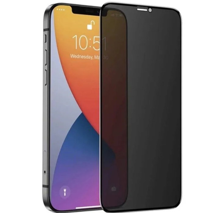 Защитное стекло Borofone, для iPhone 13 /13 Pro/14, антишпион, полный клей, 0.33 мм, 9 H - фото 51398334 Защитное стекло Borofone, для iPhone 13 /13 Pro/14, антишпион, полный клей, 0.33 мм, 9 H - фото 51398334