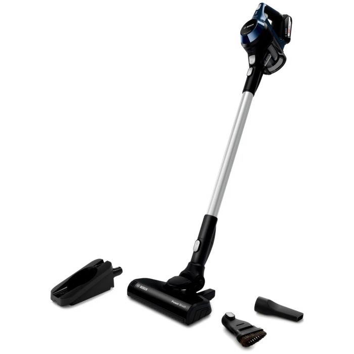 Пылесос Bosch Unlimited 6 BCS611P4A, вертикальный, сухая уборка, 3 насадки, АКБ, чёрный - фото 51398414 Пылесос Bosch Unlimited 6 BCS611P4A, вертикальный, сухая уборка, 3 насадки, АКБ, чёрный - фото 51398414