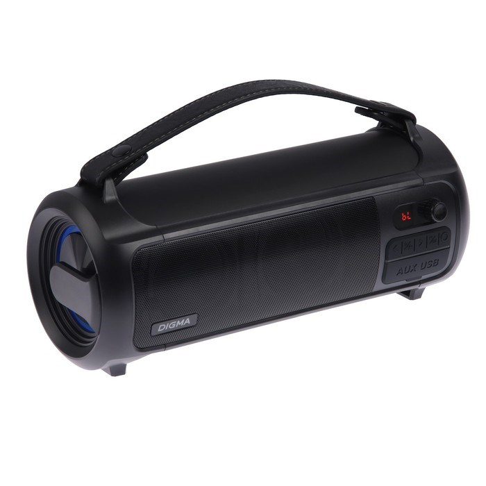 Портативная колонка Digma D-PS1523, 25Вт, BT, microSD,USB,AUX,FM, 1800мАч, черная - фото 51398884 Портативная колонка Digma D-PS1523, 25Вт, BT, microSD,USB,AUX,FM, 1800мАч, черная - фото 51398884
