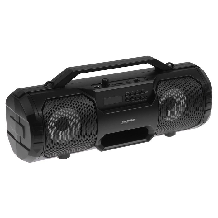 Портативная колонка Digma D-PS1525, 28Вт, BT,microSD,USB,AUX,FM, 2000мАч, подсветка, черная - фото 51398894 Портативная колонка Digma D-PS1525, 28Вт, BT,microSD,USB,AUX,FM, 2000мАч, подсветка, черная - фото 51398894