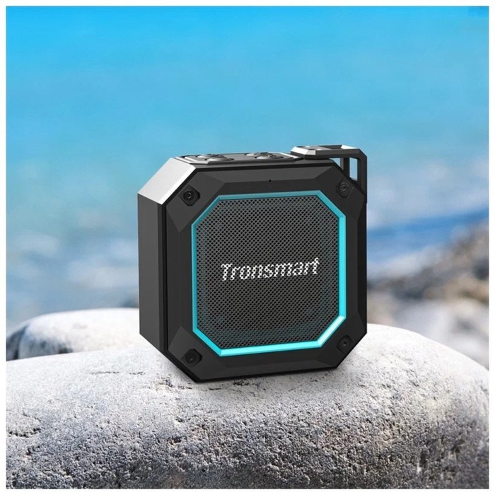 Портативная колонка Tronsmart Groove 2, 10 Вт, 2500мАч, AUX, microSD, подсветка, TWS, IPX7 - фото 51399184 Портативная колонка Tronsmart Groove 2, 10 Вт, 2500мАч, AUX, microSD, подсветка, TWS, IPX7 - фото 51399184