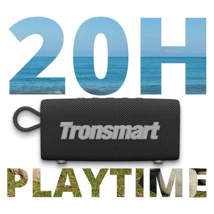 Портативная колонка Tronsmart Trip, 10 Вт, 2500мАч, AUX, подсветка, TWS, IPX7, до 10 часов - фото 51399190 Портативная колонка Tronsmart Trip, 10 Вт, 2500мАч, AUX, подсветка, TWS, IPX7, до 10 часов - фото 51399190