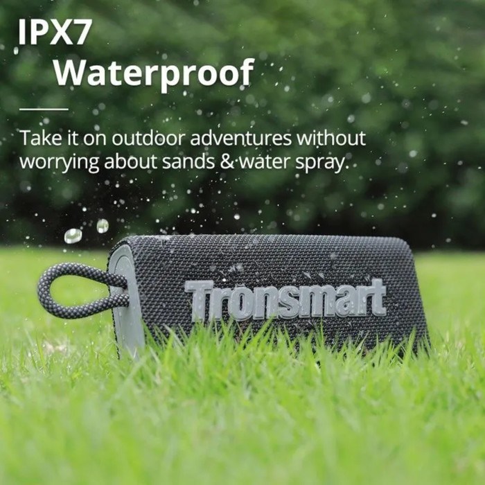 Портативная колонка Tronsmart Trip, 10 Вт, 2500мАч, AUX, подсветка, TWS, IPX7, до 10 часов - фото 51399191 Портативная колонка Tronsmart Trip, 10 Вт, 2500мАч, AUX, подсветка, TWS, IPX7, до 10 часов - фото 51399191