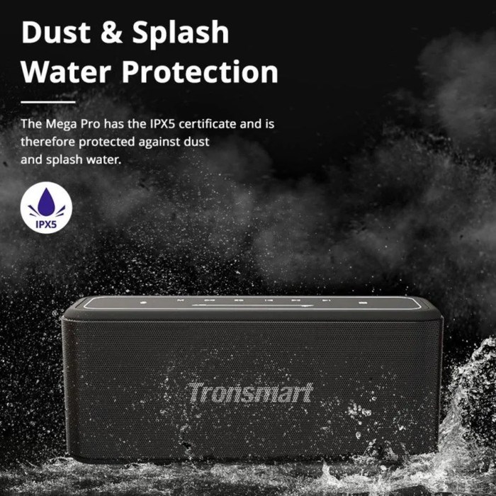 Портативная колонка Tronsmart Mega Pro, 60 Вт, 10400 мАч, AUX, microSD, IPX5 - фото 51399230 Портативная колонка Tronsmart Mega Pro, 60 Вт, 10400 мАч, AUX, microSD, IPX5 - фото 51399230