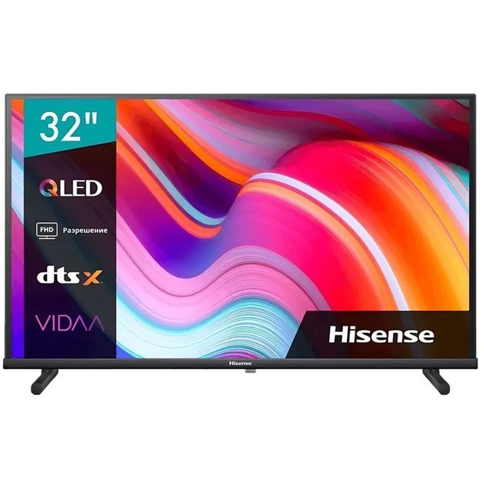 Телевизор Hisense 32A5KQ, 32", 1920x1080, DVB-T2/C/S2, HDMI 2, USB 2, Smart TV, черный - фото 51399264 Телевизор Hisense 32A5KQ, 32", 1920x1080, DVB-T2/C/S2, HDMI 2, USB 2, Smart TV, черный - фото 51399264