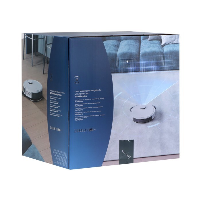 Робот-пылесос Ecovacs N8+ DLN26, 40 Вт, сухая/влажная уборка, 0.42/0.24 л, белый - фото 51399356 Робот-пылесос Ecovacs N8+ DLN26, 40 Вт, сухая/влажная уборка, 0.42/0.24 л, белый - фото 51399356