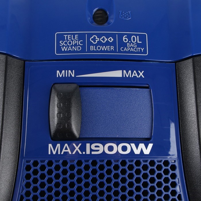 Пылесос PANASONIC MC-CG711A, мешок, 1900/350 Вт, 6 л, 65 дБ, шнур 5 м, синий - фото 51399376 Пылесос PANASONIC MC-CG711A, мешок, 1900/350 Вт, 6 л, 65 дБ, шнур 5 м, синий - фото 51399376