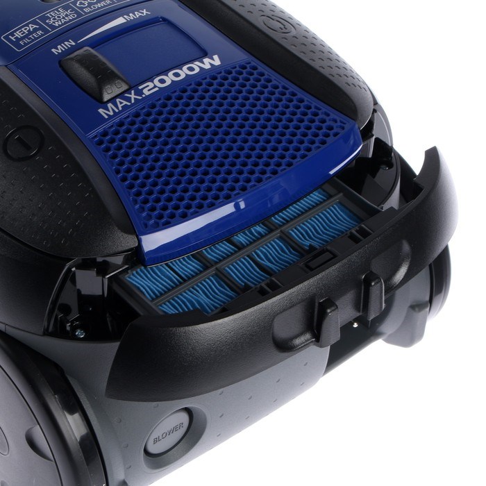 Пылесос PANASONIC MC-CG713A, мешок, 2000 Вт, 6 л, 65 дБ, шнур 5 м, синий - фото 51399415 Пылесос PANASONIC MC-CG713A, мешок, 2000 Вт, 6 л, 65 дБ, шнур 5 м, синий - фото 51399415