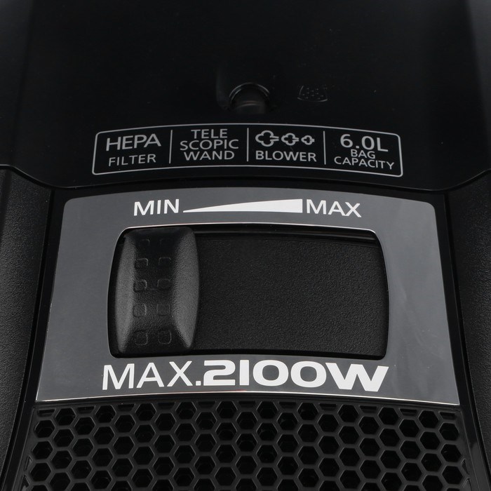 Пылесос PANASONIC MC-CG715 K, мешок, 2100 Вт, 6 л, 65 дБ, шнур 5 м, чёрный - фото 51399462 Пылесос PANASONIC MC-CG715 K, мешок, 2100 Вт, 6 л, 65 дБ, шнур 5 м, чёрный - фото 51399462