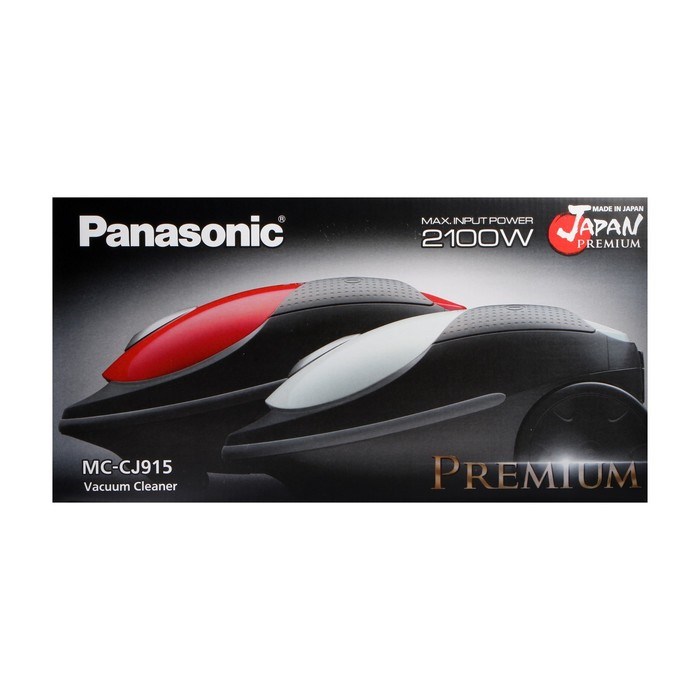 Пылесос PANASONIC MC-CJ915W, мешок, 2100 Вт, 6 л, 63 дБ, шнур 5 м, белый - фото 51399573 Пылесос PANASONIC MC-CJ915W, мешок, 2100 Вт, 6 л, 63 дБ, шнур 5 м, белый - фото 51399573