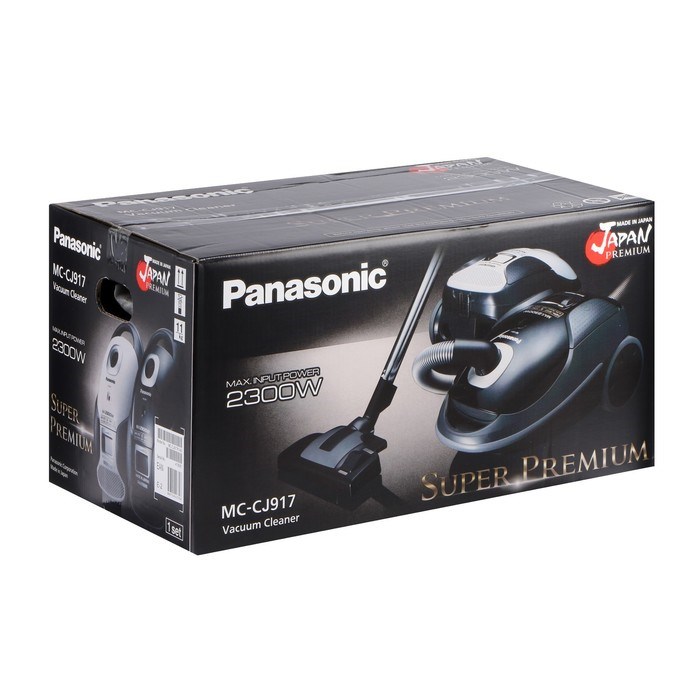 Пылесос PANASONIC MC-CJ917K, мешок, 2300 Вт, 6 л, 60 дБ, чёрный - фото 51399588 Пылесос PANASONIC MC-CJ917K, мешок, 2300 Вт, 6 л, 60 дБ, чёрный - фото 51399588