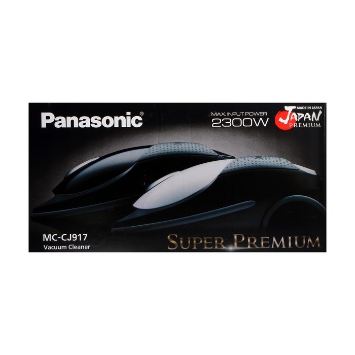 Пылесос PANASONIC MC-CJ917K, мешок, 2300 Вт, 6 л, 60 дБ, чёрный - фото 51399589 Пылесос PANASONIC MC-CJ917K, мешок, 2300 Вт, 6 л, 60 дБ, чёрный - фото 51399589