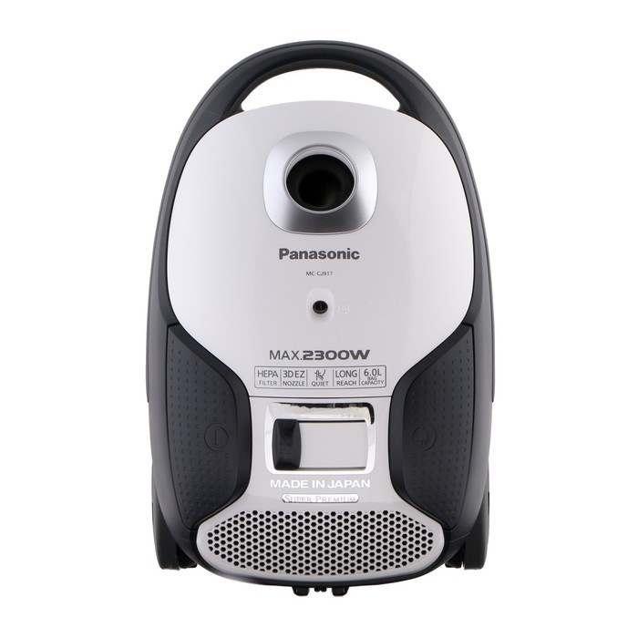 Пылесос PANASONIC MC-CJ917W, мешок, 2300 Вт, 6 л, 60 дБ, шнур 7 м, белый - фото 51399595 Пылесос PANASONIC MC-CJ917W, мешок, 2300 Вт, 6 л, 60 дБ, шнур 7 м, белый - фото 51399595