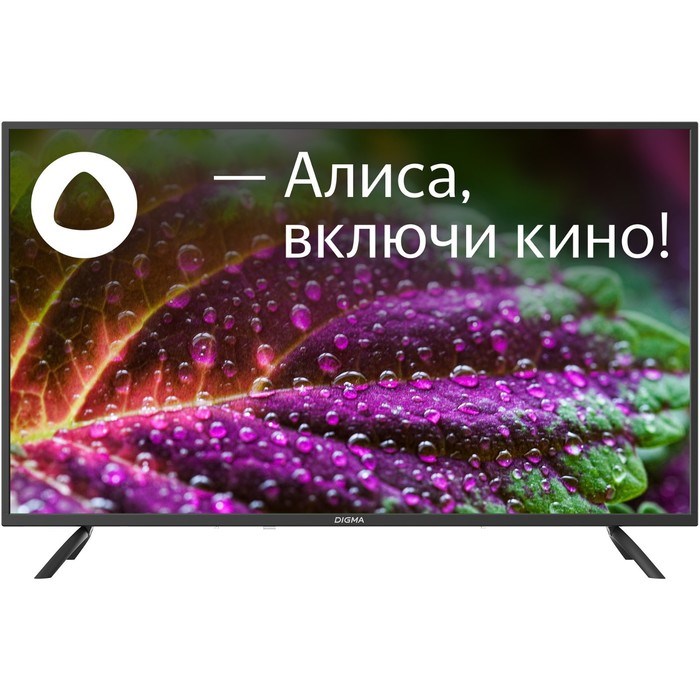 Телевизор Digma DM-LED43UBB31, 43", 3840×2160, DVB-T/T2/C/S2, HDMI×3, USB×2, Smart TV, чёрный - фото 51399631