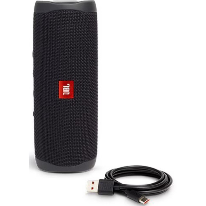 Портативная колонка JBL Flip 5, 20 Вт, BT 4.2, IPX7, 4800 мАч, до 12 ч, черная - фото 51399687 Портативная колонка JBL Flip 5, 20 Вт, BT 4.2, IPX7, 4800 мАч, до 12 ч, черная - фото 51399687