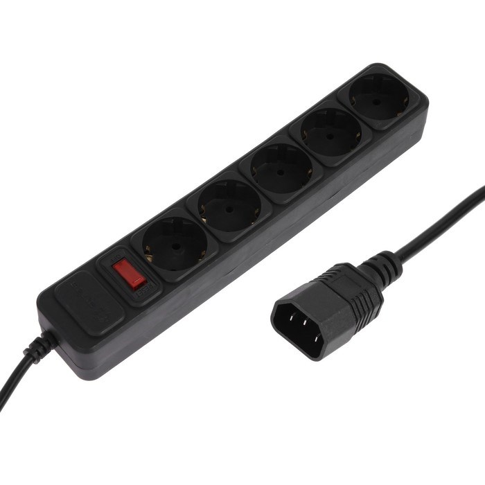 Сетевой удлинитель 5bites SP5B-110U 5S, 5 розеток, 1 м, 10 А, 3х0.75 мм2, с выкл., черный - фото 51399844 Сетевой удлинитель 5bites SP5B-110U 5S, 5 розеток, 1 м, 10 А, 3х0.75 мм2, с выкл., черный - фото 51399844