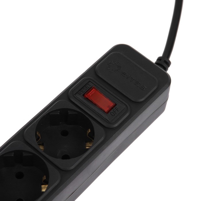 Сетевой удлинитель 5bites SP5B-110U 5S, 5 розеток, 1 м, 10 А, 3х0.75 мм2, с выкл., черный - фото 51399846 Сетевой удлинитель 5bites SP5B-110U 5S, 5 розеток, 1 м, 10 А, 3х0.75 мм2, с выкл., черный - фото 51399846