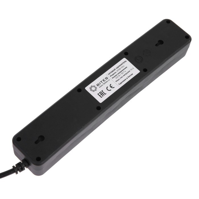 Сетевой удлинитель 5bites SP5B-110U 5S, 5 розеток, 1 м, 10 А, 3х0.75 мм2, с выкл., черный - фото 51399847 Сетевой удлинитель 5bites SP5B-110U 5S, 5 розеток, 1 м, 10 А, 3х0.75 мм2, с выкл., черный - фото 51399847