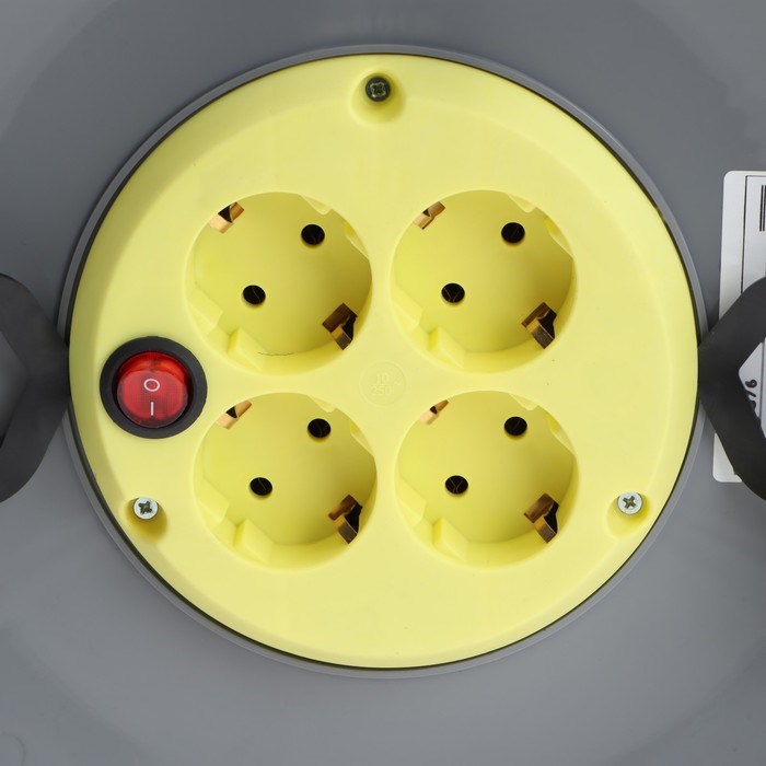 Удлинитель морозостойкий на катушке Luazon Lighting ECO, 4 роз, 25м, 16А, КГ 3х2,5мм2,с выкл - фото 51399878 Удлинитель морозостойкий на катушке Luazon Lighting ECO, 4 роз, 25м, 16А, КГ 3х2,5мм2,с выкл - фото 51399878