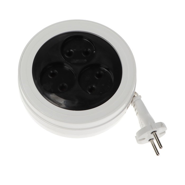 Удлинитель-рулетка Luazon Lighting ECO, 3 розетки, 4.5 м, 6 А, 1300Вт,ШВВП 2х0.5 мм2,без з/к - фото 51399908 Удлинитель-рулетка Luazon Lighting ECO, 3 розетки, 4.5 м, 6 А, 1300Вт,ШВВП 2х0.5 мм2,без з/к - фото 51399908
