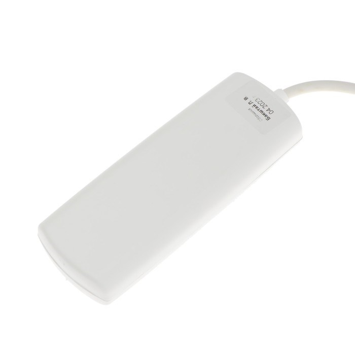 Удлинитель Luazon Lighting ECO, 3 розетки, 4.5 м, 10 А, 2200 Вт,ПВС 2х0.75 мм2,без з/к,белый - фото 51399922 Удлинитель Luazon Lighting ECO, 3 розетки, 4.5 м, 10 А, 2200 Вт,ПВС 2х0.75 мм2,без з/к,белый - фото 51399922