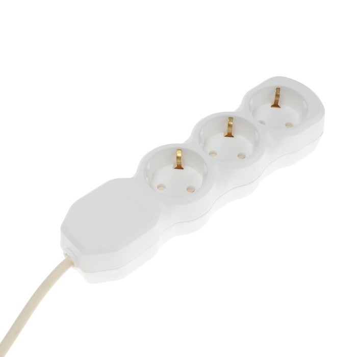 Удлинитель Luazon Lighting ECO, 3 розетки, 1.5 м, 10 А, 2200 Вт, ПВС 3х0.75 мм2, с з/к,белый - фото 51399924 Удлинитель Luazon Lighting ECO, 3 розетки, 1.5 м, 10 А, 2200 Вт, ПВС 3х0.75 мм2, с з/к,белый - фото 51399924