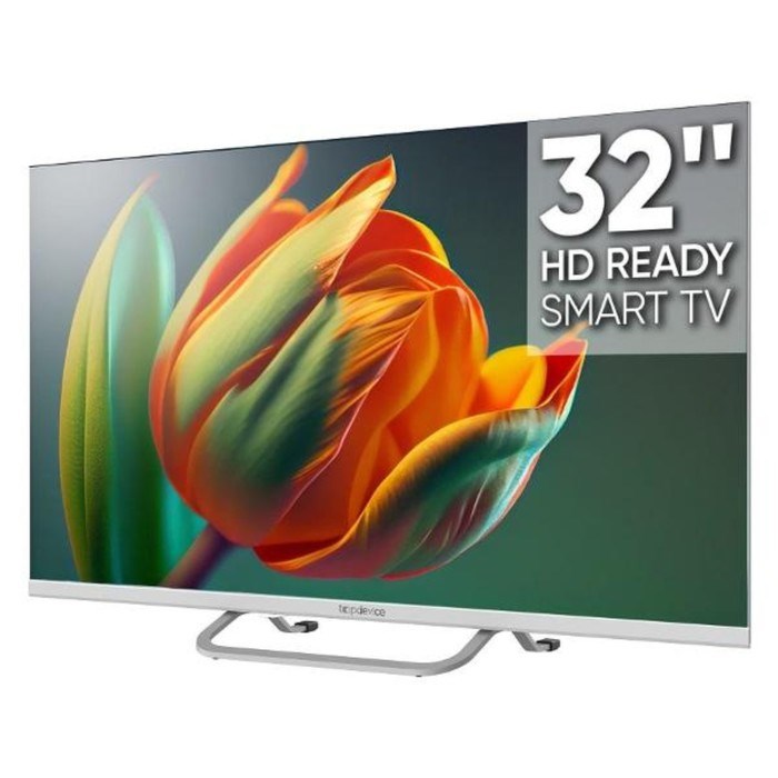 Телевизор Topdevice TDTV32BS04H_WE, 32", 1366x768,DVB-T2/C/S2,HDMI 3, USB 2, Smart TV, белый - фото 51399995 Телевизор Topdevice TDTV32BS04H_WE, 32", 1366x768,DVB-T2/C/S2,HDMI 3, USB 2, Smart TV, белый - фото 51399995