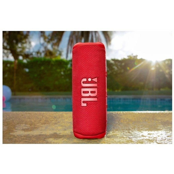 Портативная колонка JBL Flip 6, 30 Вт, BT 5.1, режим TWS, IP67, 4800 мАч, индикатор, красная - фото 51400006 Портативная колонка JBL Flip 6, 30 Вт, BT 5.1, режим TWS, IP67, 4800 мАч, индикатор, красная - фото 51400006