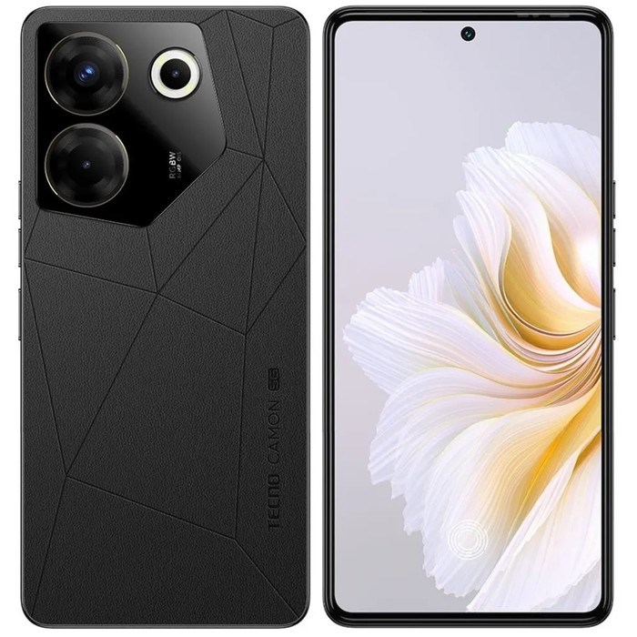 Смартфон Tecno Camon 20 Pro 5G, 6.7", 8 Гб, 256 Гб, 64 Мп, 32 Мп, 2 sim, 5000 мАч, черный - фото 51400206 Смартфон Tecno Camon 20 Pro 5G, 6.7", 8 Гб, 256 Гб, 64 Мп, 32 Мп, 2 sim, 5000 мАч, черный - фото 51400206