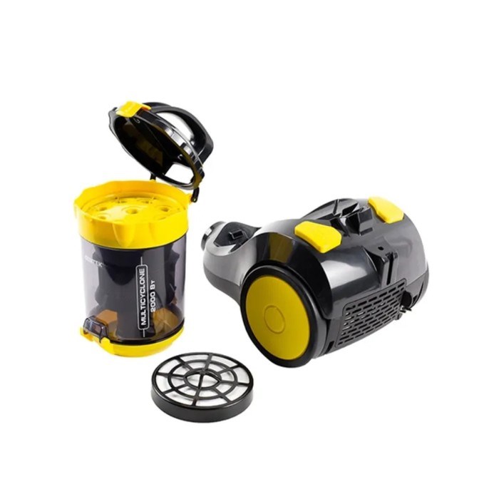 Пылесос Centek CT-2529, 2000/350 Вт, 2 л, мультициклон, жёлтый - фото 51400260 Пылесос Centek CT-2529, 2000/350 Вт, 2 л, мультициклон, жёлтый - фото 51400260