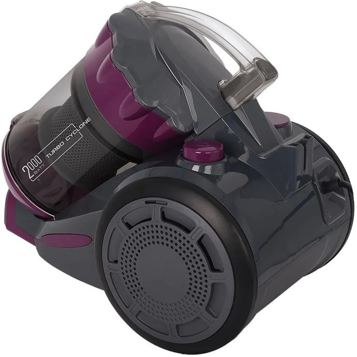 Пылесос Centek CT-2563, 2000/380 Вт, 3.5 л, мультициклон, фиолетовый - фото 51400275 Пылесос Centek CT-2563, 2000/380 Вт, 3.5 л, мультициклон, фиолетовый - фото 51400275