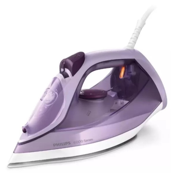Утюг Philips DST6002/30, 2400 Вт, керамическая подошва, 40 г/мин, 550 мл, фиолетовый - фото 51400324 Утюг Philips DST6002/30, 2400 Вт, керамическая подошва, 40 г/мин, 550 мл, фиолетовый - фото 51400324