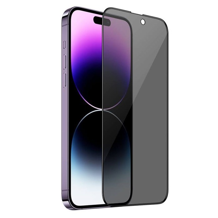 Защитное стекло Hoco, для iPhone 14 Pro, антишпион, полный клей, 0.33 мм, 9 H - фото 51400397 Защитное стекло Hoco, для iPhone 14 Pro, антишпион, полный клей, 0.33 мм, 9 H - фото 51400397
