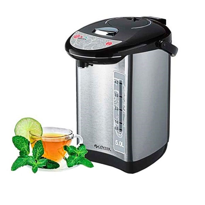 Термопот Centek CT-1083, 5 л, 750 Вт, 3 способа подачи воды, чёрно-серебристый - фото 51401132 Термопот Centek CT-1083, 5 л, 750 Вт, 3 способа подачи воды, чёрно-серебристый - фото 51401132