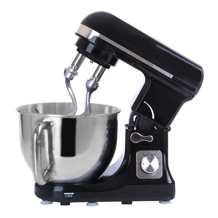 Миксер Gemlux GL-SM5.2B, планетарный, 1000 Вт, 5 л, 6 скоростей, 3 мешалки, чёрный - фото 51401241 Миксер Gemlux GL-SM5.2B, планетарный, 1000 Вт, 5 л, 6 скоростей, 3 мешалки, чёрный - фото 51401241