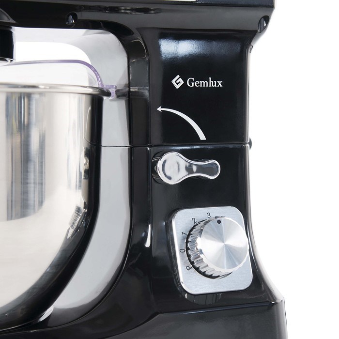 Миксер Gemlux GL-SM5.2B, планетарный, 1000 Вт, 5 л, 6 скоростей, 3 мешалки, чёрный - фото 51401245 Миксер Gemlux GL-SM5.2B, планетарный, 1000 Вт, 5 л, 6 скоростей, 3 мешалки, чёрный - фото 51401245
