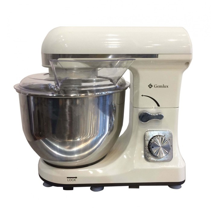 Миксер Gemlux GL-SM5.5CR, планетарный, 1000 Вт, 5 л, 6 скоростей, 3 мешалки, цвет кремовый - фото 51401444 Миксер Gemlux GL-SM5.5CR, планетарный, 1000 Вт, 5 л, 6 скоростей, 3 мешалки, цвет кремовый - фото 51401444