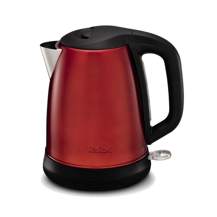 Чайник электрический Tefal KI270530, металл, 1.7 л, 2400 Вт, красный - фото 51401497 Чайник электрический Tefal KI270530, металл, 1.7 л, 2400 Вт, красный - фото 51401497