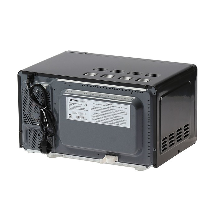 Микроволновая печь OPTIMA MO-2110B, 700 Вт, 20 л, черная - фото 51401683 Микроволновая печь OPTIMA MO-2110B, 700 Вт, 20 л, черная - фото 51401683
