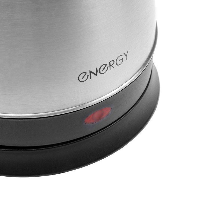 Чайник электрический ENERGY E-212, металл, 1.2 л, 1500 Вт, серебристый - фото 51402717 Чайник электрический ENERGY E-212, металл, 1.2 л, 1500 Вт, серебристый - фото 51402717