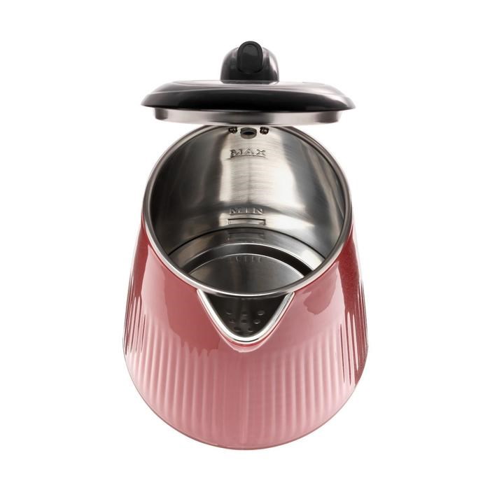 Чайник электрический Centek CT-1025, пластик, колба металл, 1.8 л, 2200 Вт, красный - фото 51402938 Чайник электрический Centek CT-1025, пластик, колба металл, 1.8 л, 2200 Вт, красный - фото 51402938