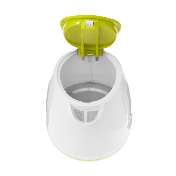 Чайник электрический ENERGY E-234, пластик, 1 л, 1100 Вт, бело-зелёный - фото 51402988 Чайник электрический ENERGY E-234, пластик, 1 л, 1100 Вт, бело-зелёный - фото 51402988