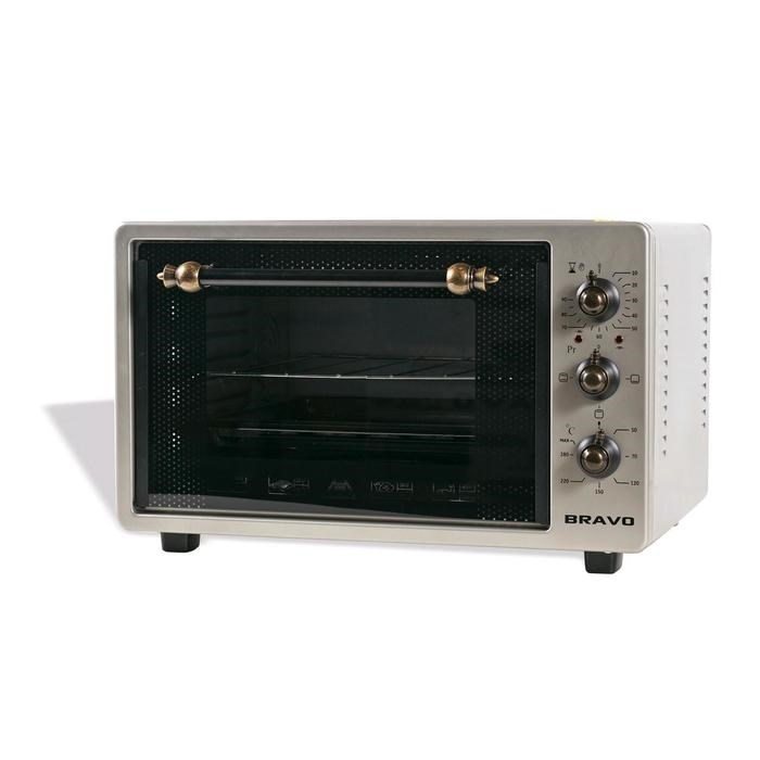 Мини-печь Bravo FO-36GR, 1300 Вт, 36 л, противень 34х30см, серая - фото 51403079 Мини-печь Bravo FO-36GR, 1300 Вт, 36 л, противень 34х30см, серая - фото 51403079