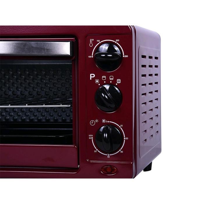 Мини-духовка Oursson MO1402/DC, 1200 Вт, 14 л, 3 режима, 100-250°С, бордовая - фото 51403163 Мини-духовка Oursson MO1402/DC, 1200 Вт, 14 л, 3 режима, 100-250°С, бордовая - фото 51403163