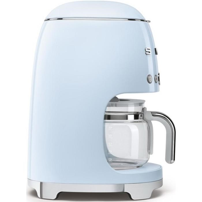 Кофеварка Smeg DCF02PBEU, капельная, 1050 Вт, 1.4 л, 10 чашек, голубая - фото 51403215 Кофеварка Smeg DCF02PBEU, капельная, 1050 Вт, 1.4 л, 10 чашек, голубая - фото 51403215