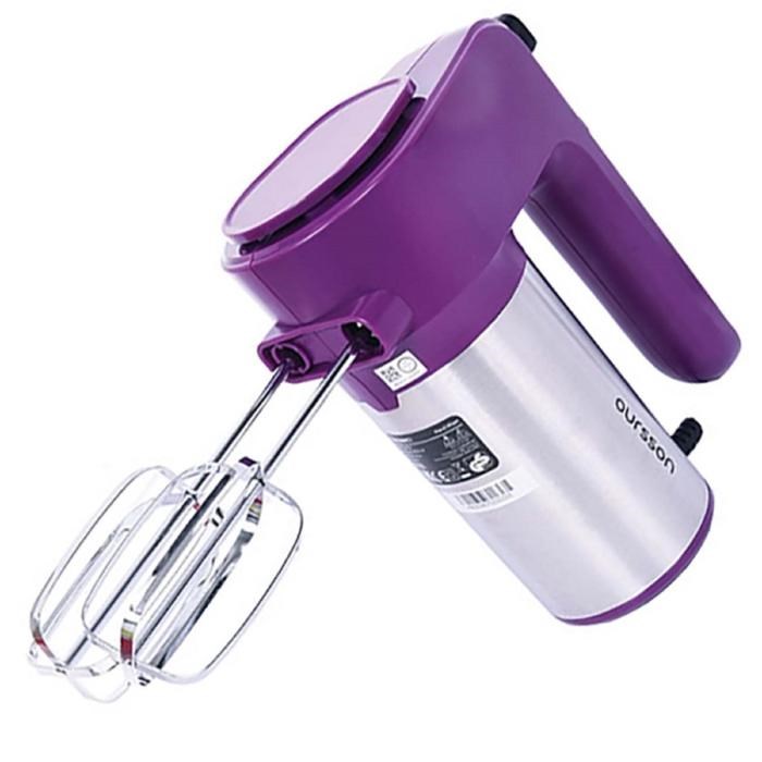 Миксер Oursson HM4001/SP, ручной, 400 Вт, 6 скоростей, 2 насадки, фиолетовый - фото 51403269 Миксер Oursson HM4001/SP, ручной, 400 Вт, 6 скоростей, 2 насадки, фиолетовый - фото 51403269