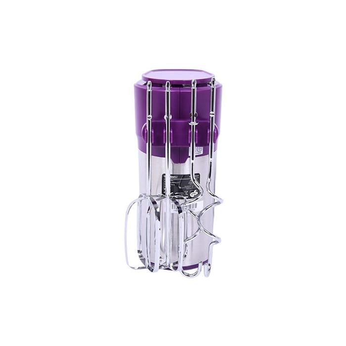 Миксер Oursson HM4001/SP, ручной, 400 Вт, 6 скоростей, 2 насадки, фиолетовый - фото 51403273 Миксер Oursson HM4001/SP, ручной, 400 Вт, 6 скоростей, 2 насадки, фиолетовый - фото 51403273