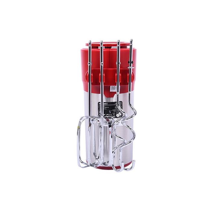 Миксер Oursson HM4001/RD, ручной, 400 Вт, 6 скоростей, 2 насадки, красный - фото 51403283 Миксер Oursson HM4001/RD, ручной, 400 Вт, 6 скоростей, 2 насадки, красный - фото 51403283